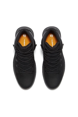 Timberland Hudson Road Mıd Lace Up Waterproof Chukk Siyah Nubuk Ayakkabı-10184 Siyah