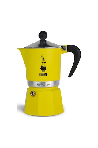 Bialetti 4982 Raınbow 3 Cups Yellow 248.01.0001 Bialetti