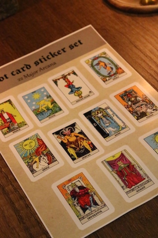 Tarot Büyük Arkana Sticker Set 11li Diğer