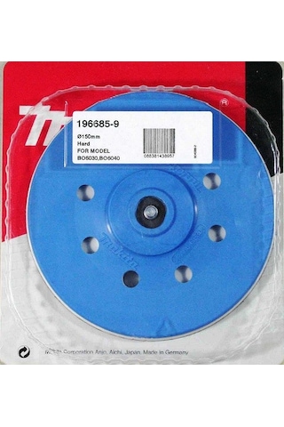 Makıta 196685-9 Cırtlı Taban Bo6030 Bo6040 Sert Taban  150Mm