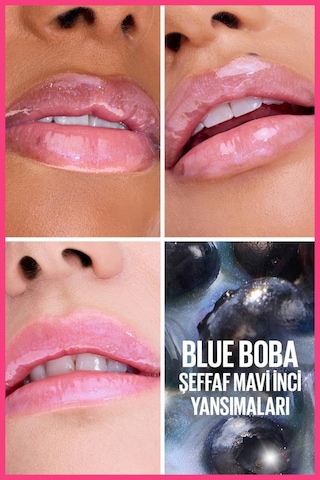 Lifter Gel Ekstra Parlak Ve Nemlendirici Dudak Parlatıcısı - 02 Blue Boba 3600531720988-11309