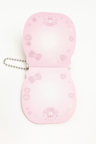 Sanrio My Melody Not Defteri Zincirli Anahtarlık Hediyelik Defter Puf Kapak Çok Renkli