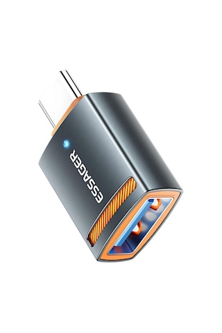 Essager Type-c To Usb Otg Dönüştürücü Adaptör, 5 Gbps Veri Aktarım, Mini Type C Çevirici, Klavye, Mouse Çevirici