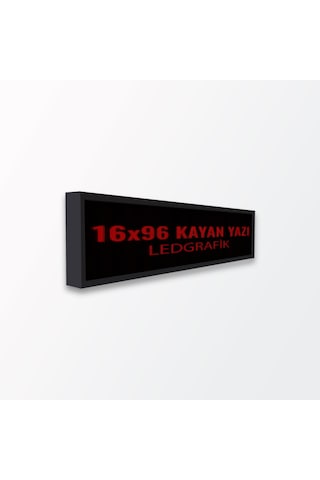 Ledgrafik 16x96 Kırmızı Led Tabela 1 Ledgrafik 16x96 Kırmızı Led Tabela 1
