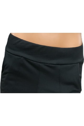 Reva Kadın Yüksek Bel Toparlayıcı Cepli Likralı Esnek Spor Tayt Siyah siyah