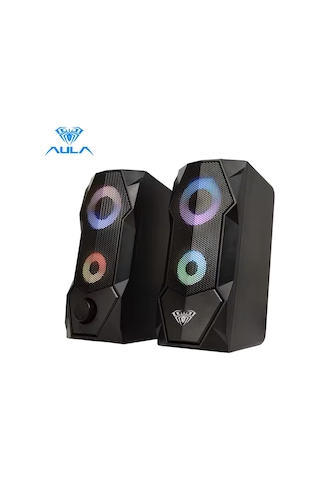 Aula N-301 10w Masaüstü Rgb Gaming Oyuncu Pc 1+1 Speaker Hoparlör