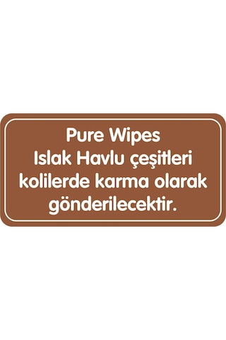 Pure Baby Wipes Islak Havlu Mendil 50 Yaprak Tekli Pk (Meyveli)