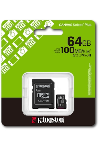 64gb Canvas Select Plus Gen.3 Microsdxc Hafıza Kartı Sdcs3/64