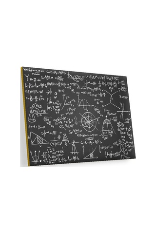 Cakasepetim Karatahta Üzerinde Yazılı Matematik Denklemleri Ahşap Mdf Tablo