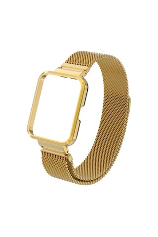 Xiaomi Redmi Watch 2 Lite Uyumlu Krd-58 Metal Mkst Kordon-rose Gold