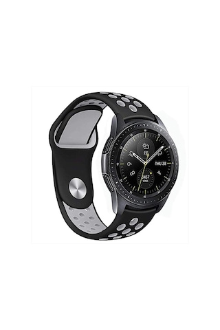 Gear S3 (22Mm) Krd-02 Silikon Kordon-Siyah