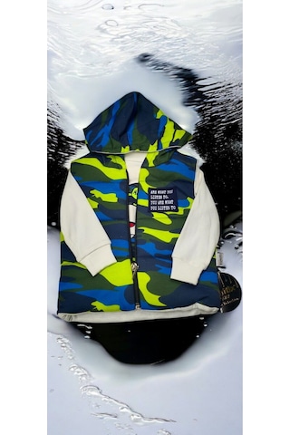 Kamuflaj Desenli 3lü Takım renkli