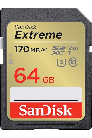 Sandisk Extreme SDSDXV2-064G-GNCIN 64 GB 70MB/s SD Hafıza Kartı