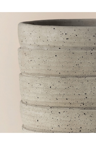 Madame Coco Ella Saksı - Soft Gri - 17 Cm 8684427125144 Diğer