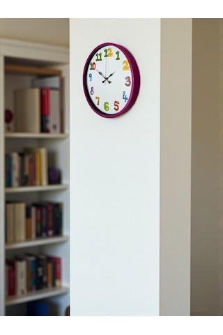 36 Cm Pembe Çocuk Odası Duvar Saati Diğer 05145444