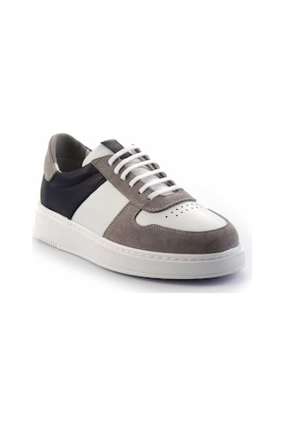 Bambi Gri Lacivert Leather Erkek Sneaker E01440056802 Lacivert