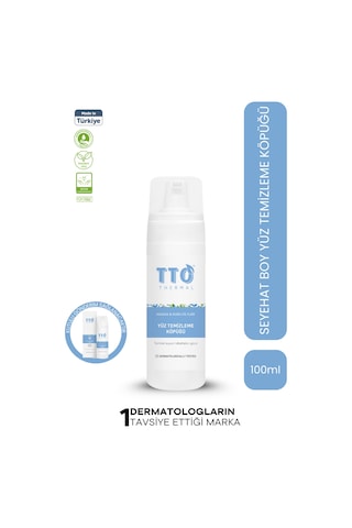 Tto Thermal Mini Yüz Temizleme Köpüğü 100 Ml Seyahat Boy
