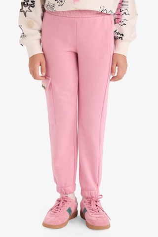 DeFacto Kız Çocuk Kargo Cepli Beli Paçası Lastikli Jogger Eşofman Altı D2872A824WNPN445 Pembe