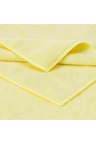 Mikrofiber Temizlik Bezi Pro Sarı 40x40 Cm - 20 Adet Şeffaf