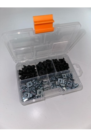 Rack Kabinet Server M6 Kafes Somun ve M6 Vida 50 Adet