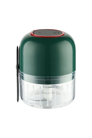 Şarj Edilebilir Elektrikli Versiyon Sarımsak Ve Patates Ezici -yeşil