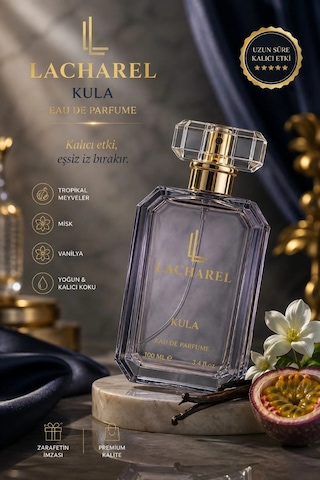 Lacharel Kula Unisex Eau De Parfum 100 Ml Adaçayı Vetiver Vanilya Odunsu Parfüm Ferah