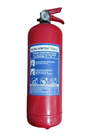 2 Kg Yangın Tüpü 4 Yıl Garantili Tüvtürk Uyumlu