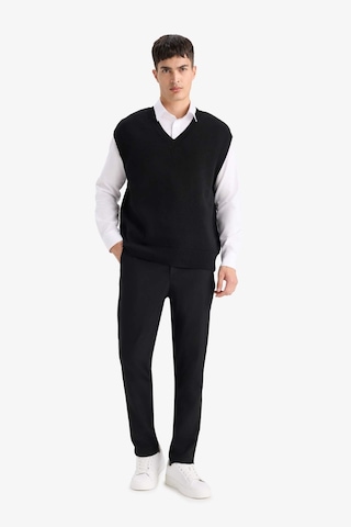 Defacto Standart Fit V Yaka Triko Yelek F4999ax25aubk27 Siyah