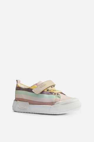 Vicco Elf Çocuk Işıklı Keten Sneaker Bej
