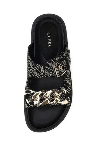 Guess Kadın Siyah Fatema 4g Logolu Terlik Siyah