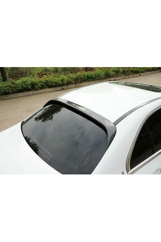 Mercedes W205 Boyalı Pianoblack Cam Üstü Spoiler 2015-2021 Aras