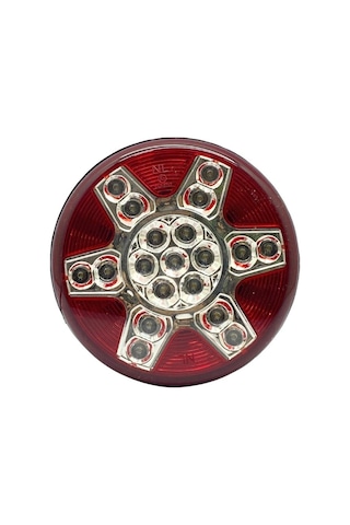 24v Geri Vites Lambası Ledli Yuvarlak Güleryüz Cobra-mıtsubıshı-otokar-temsa 122 Mm