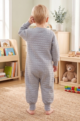 Babymod Mevsimlik Kapitone 1.5 Tog Çocuk Uyku Tulumu Uyku Gurusu %100 Pamuk Kumaş Gri