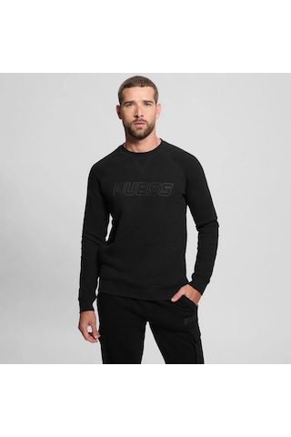 Guess Z4yq16k9v31 New Aldwin Cns Erkek Sweatshirt Siyah