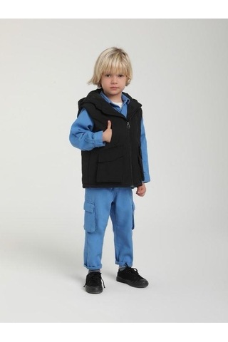 Jack Lions Erkek Çocuk Kargo Cepli Pantolon-15607 Mavi