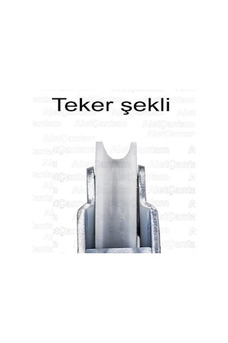 Lucido Ay80 Sürgü Kapak Tekeri Taşıyıcı Makara Tekerleği 2 Adet