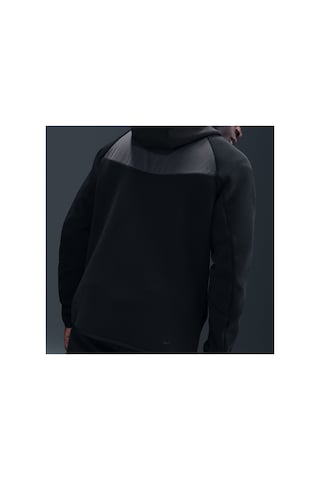 Nike Tech Fleece Mix Windrunner Hoodie Erkek Sweatshirt Siyah