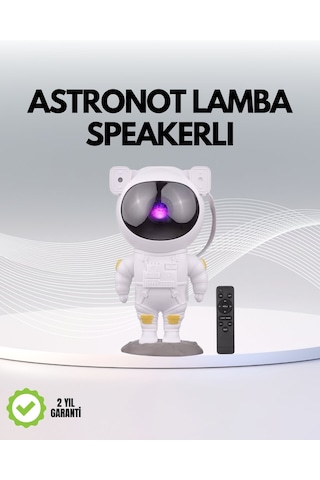 Usb Güç Bağlantılı Çok Fonksiyonlu Astronot Gece Lambası 02175941