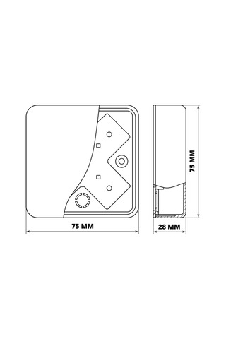 Tdmelectric Kablo Dağıtım Kutusu 75x75x28 Mm 6 Adet 209042395