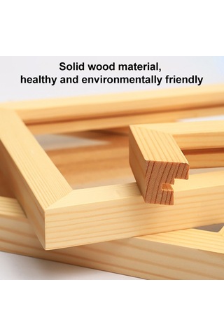 İmitasyon Masif Ahşap Fotoğraf Çerçevesi Belge Çerçevesi 6 İnç