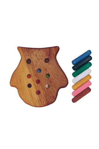 Çubuk Dizme Oyunu Ahşap Baykuş