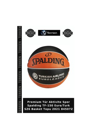 Premium Tür Aktivite Spor Spalding Tf-150 Euro/turk Sz6 Basket Topu 2021 84507z