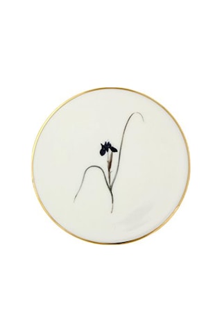 Porland Botanical Serisi 10cm Bardak Altlığı Desen3 Beyaz