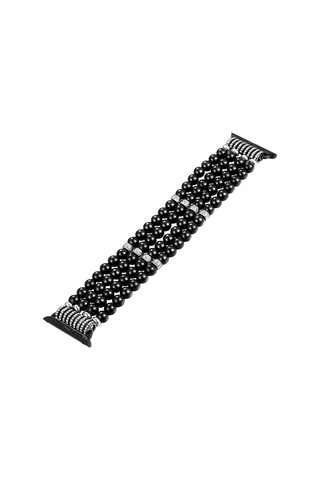 Ally Apple Uyumlu Watch 7 45 MM 6-5-4 44 MM Full Boncuk Taşlı Kordon Kayı