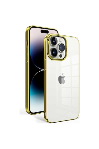 Apple Uyumlu iPhone 14 Pro Zore Sun Kılıf-gold Gold