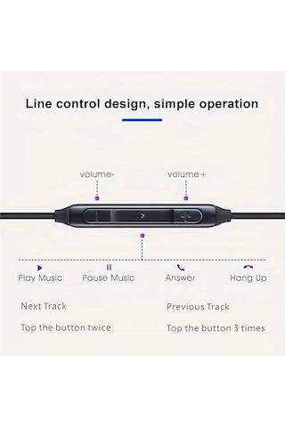 General Mobile Era 50 Uyumlu Yüksek Ses Kaliteli Mikrofonlu Stereo Kulaklık - 3.5mm Jak 1 Metre Diğer