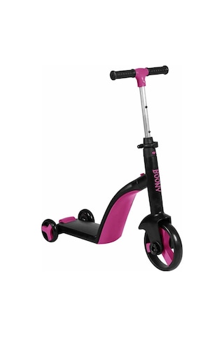 Boony 3 Tekerlekli 3in1 Pembe Scooter