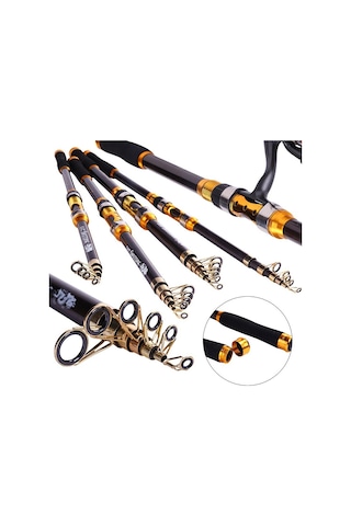 Sougayilang Oltalar Karbon 2.1-3.6 M Teleskopik Direk İplik Kutup Tatlı Su Tuzlu Su Balıkçılığı 3.6m