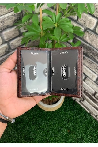 Guard Taba Croco Deri Kartlık Çok Renkli