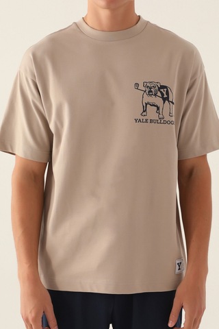 Yale Buldogs Kum Erkek T-shirt 5274-42835 Kum